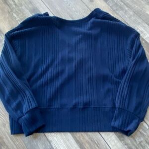 Women’s SHEIN Long Sleeve Sweater With Open Back